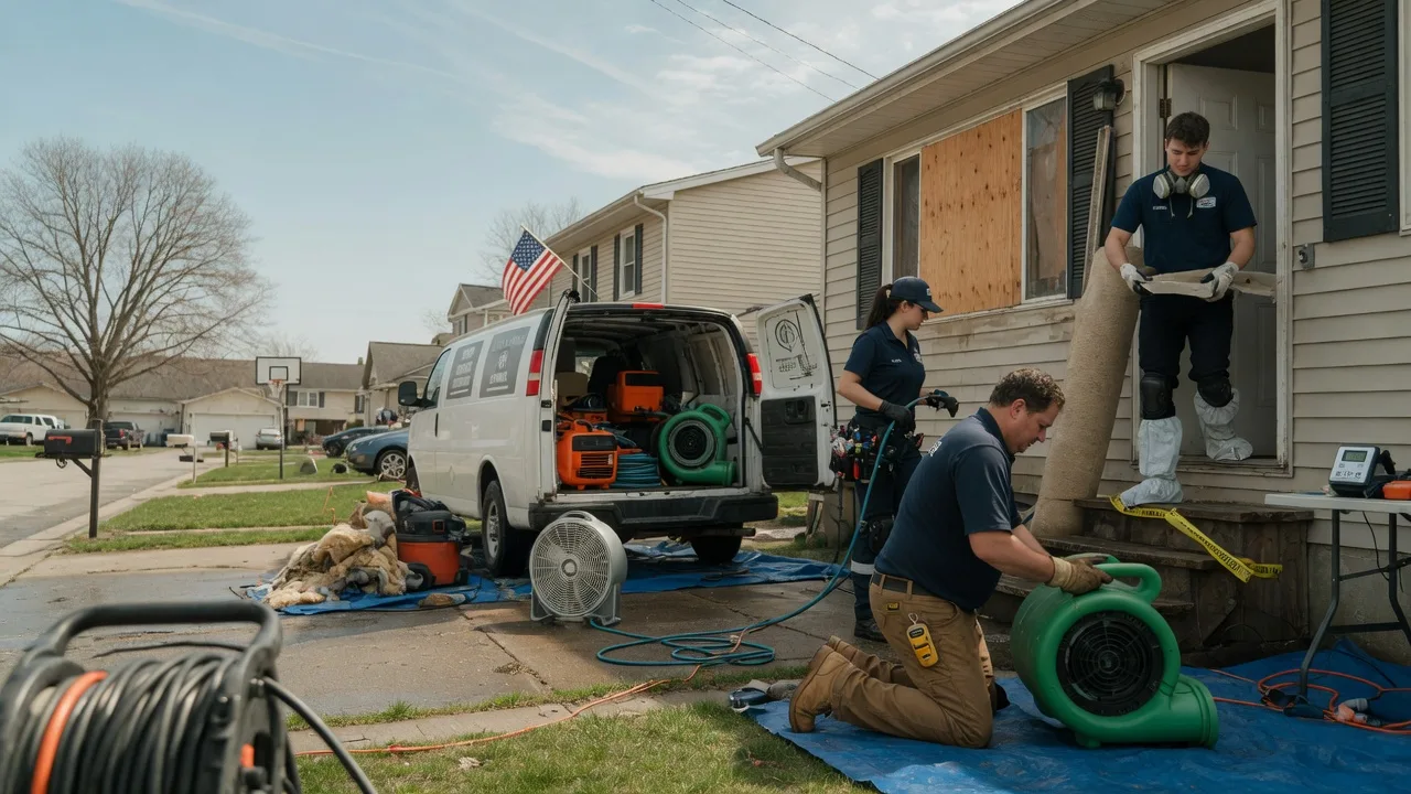 Water Damage Restoration in Lansing, WV near me